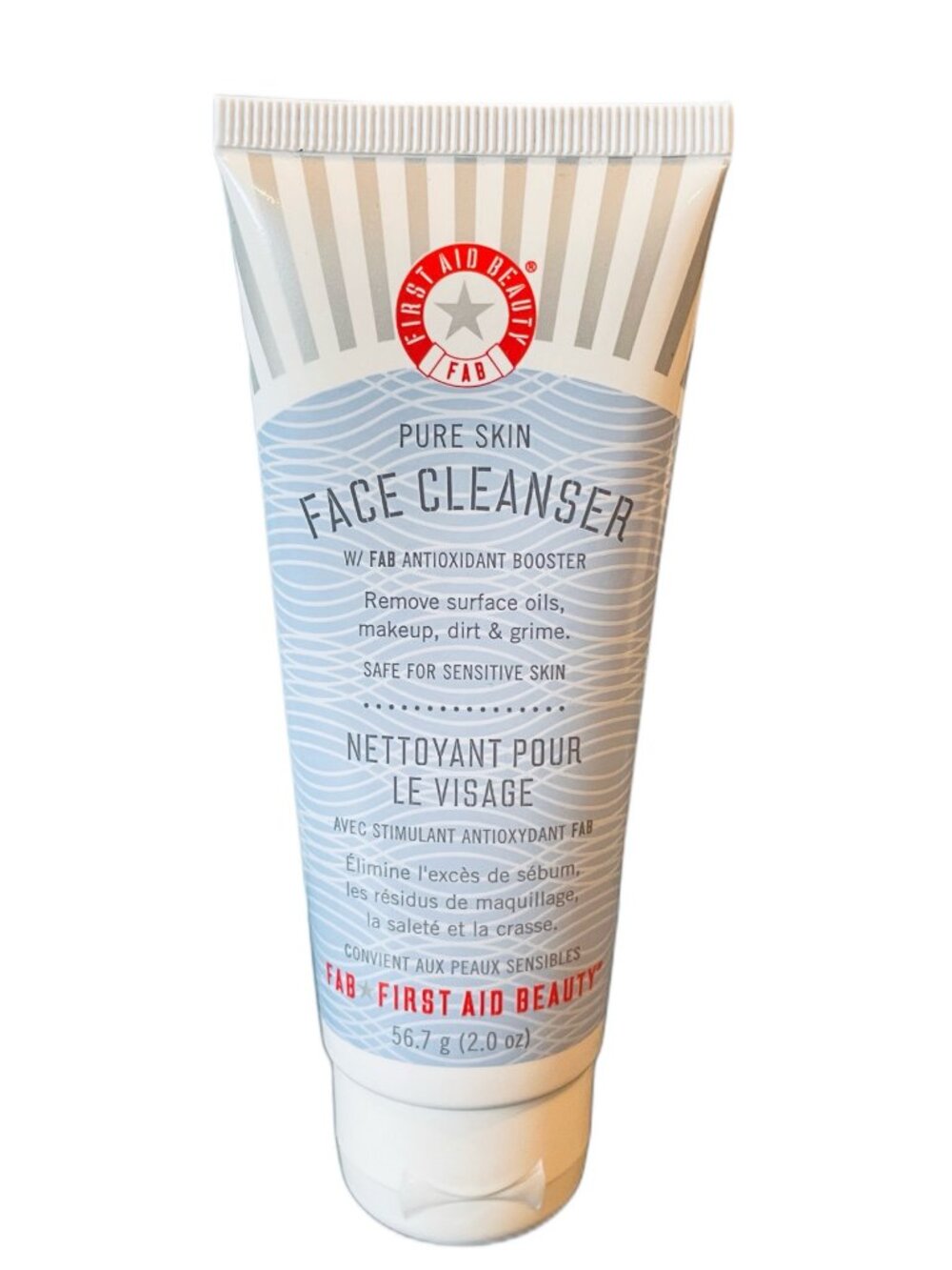 First Aid Beauty FAB Face Cleanser 2oz Travel Size - NEW SEALED - Sensitive Skin